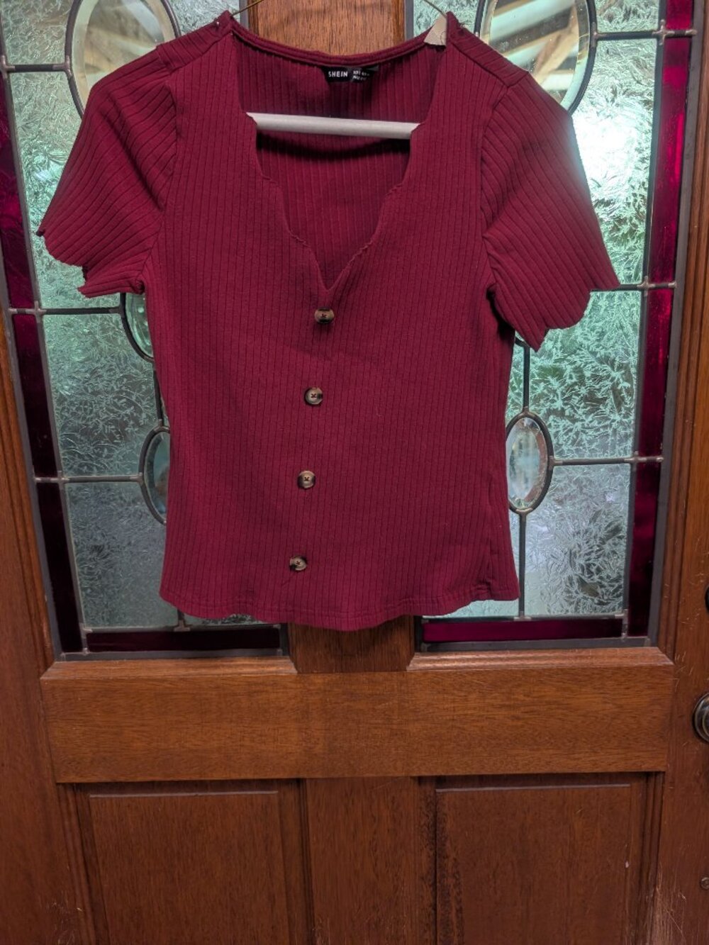 Womens short sleeve top, size Small